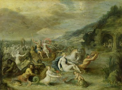 The Triumph of Amphitrite by Frans II Francken the Younger
